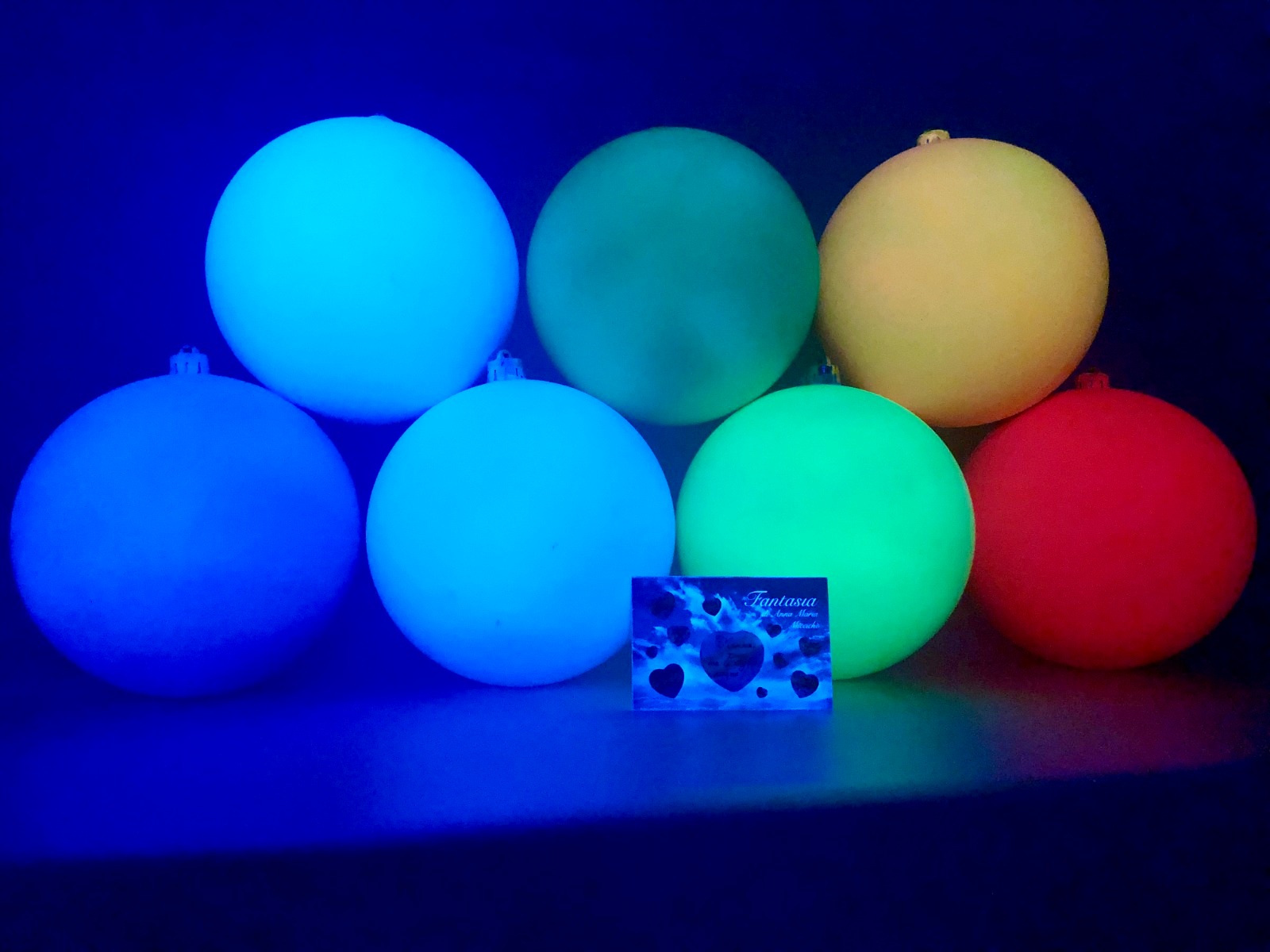2019 Insieme palle fluorescenti - offerta minima 70 euro -