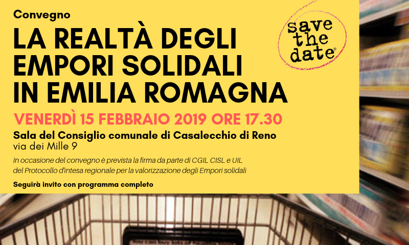 Save the date convegno Empori solidali