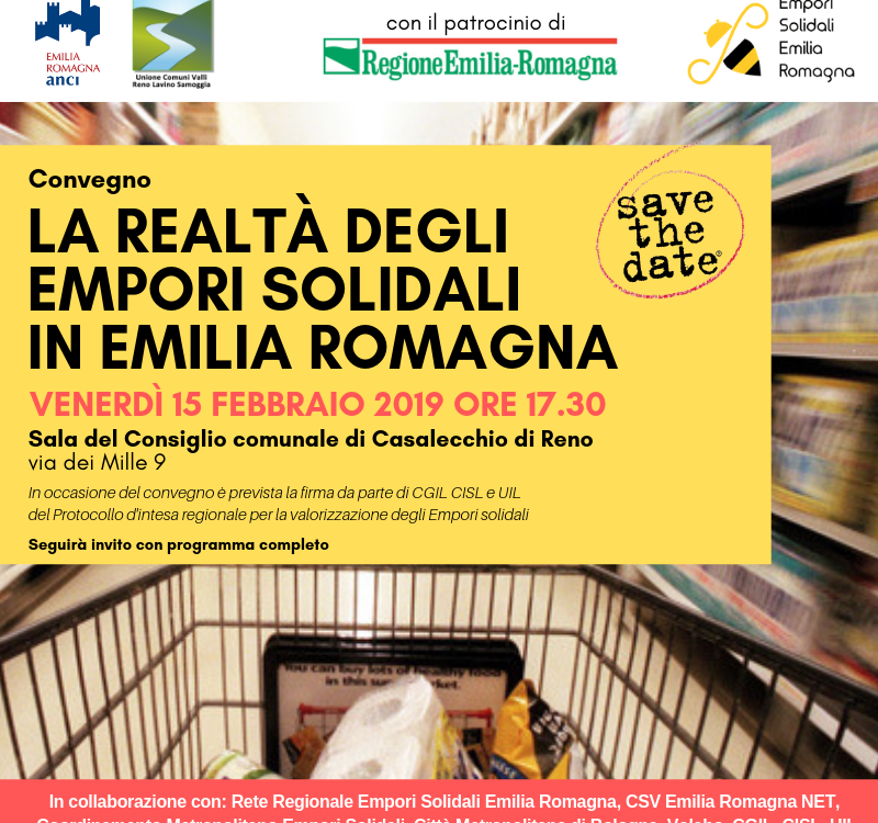 Save the date convegno Empori solidali