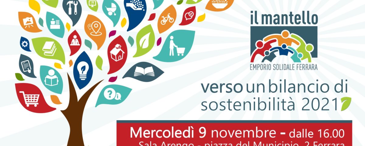 Bilancio 2021 Il Mantello Ferrara - save the date