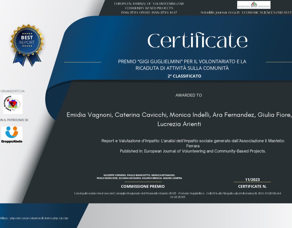 202412029 Certificato Gigi Guglielmini Torino Il Mantello