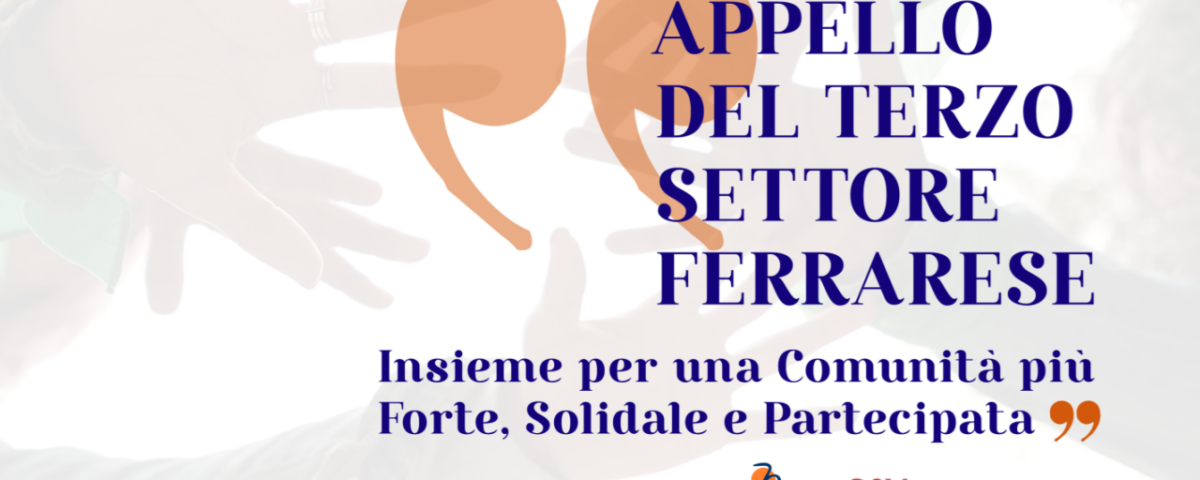 20251001 Appello Terzo Settore Ferrara